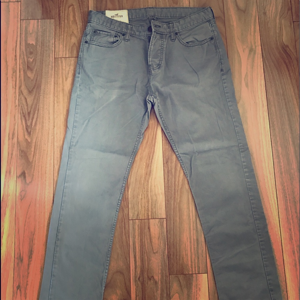 Hollister Gray Pants Chinos style Cargo Pants